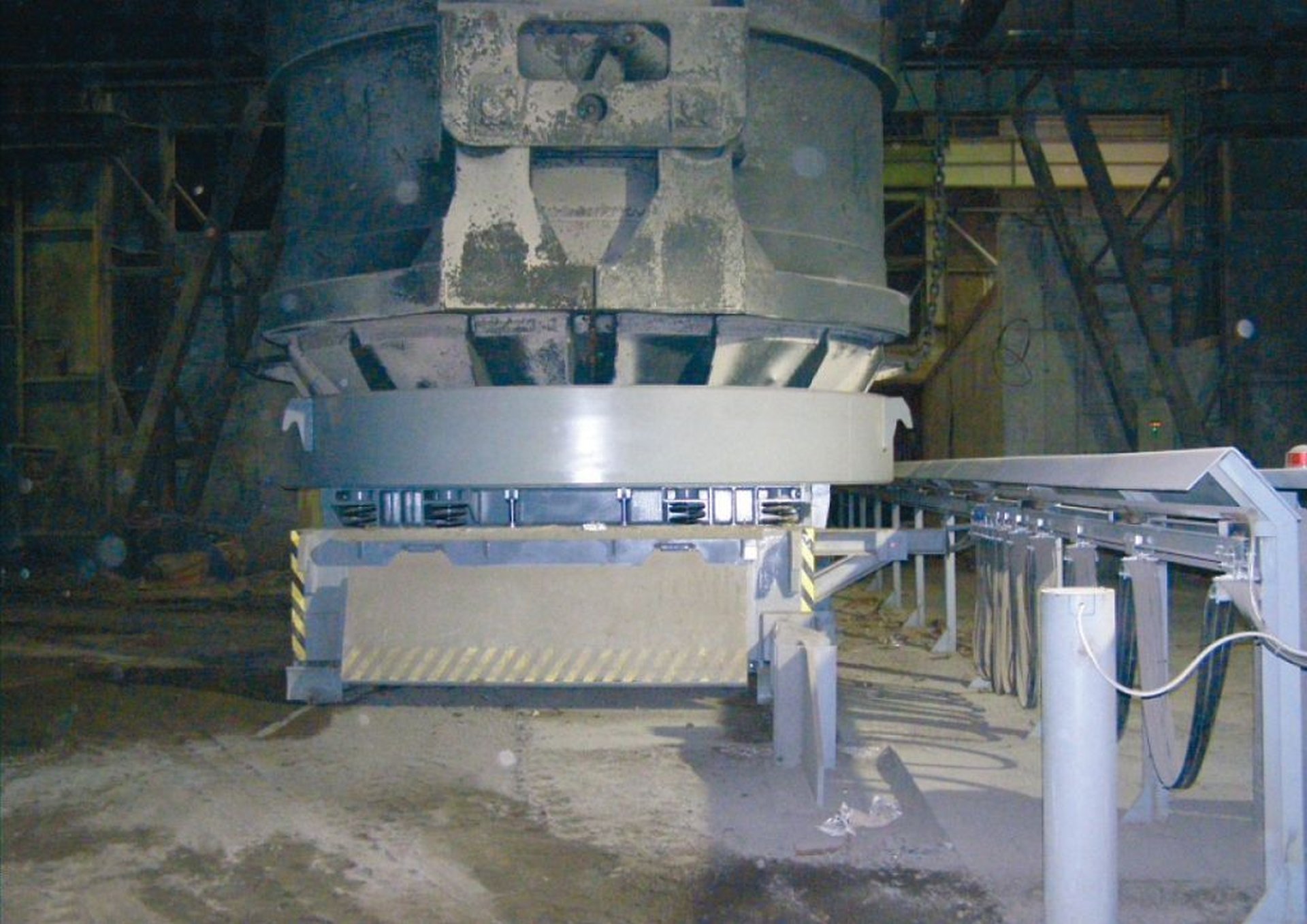 Meltshop weighing wagon