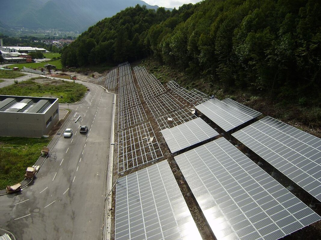 Solar plant steel frame (500 kWp)