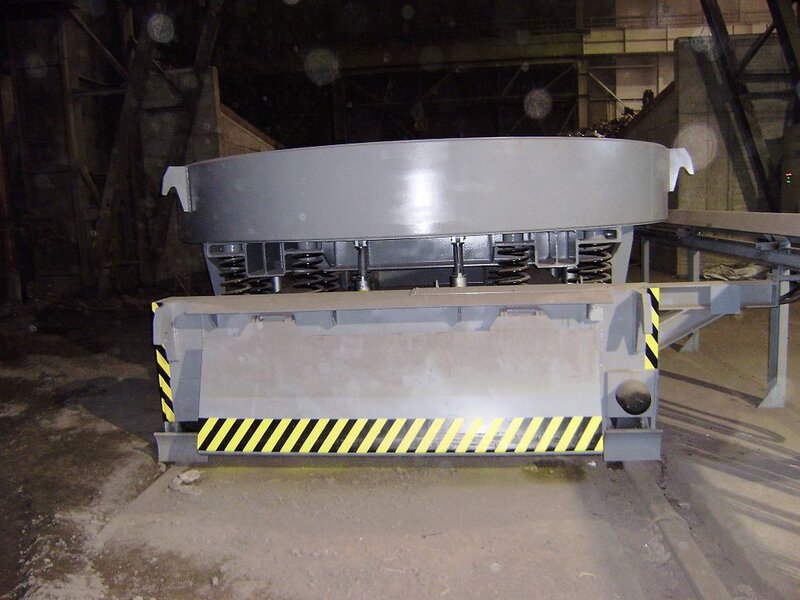 Meltshop weighing wagon