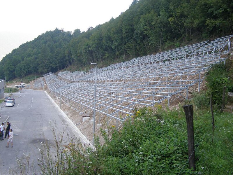 Solar plant steel frame (500 kWp)