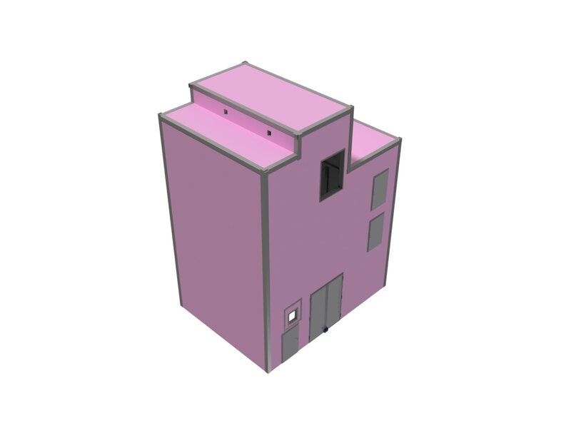 Shredder noise enclosure (SE)